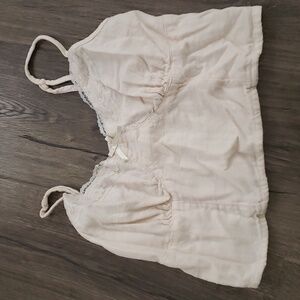 American Eagle Cream Barlette, Size Medium